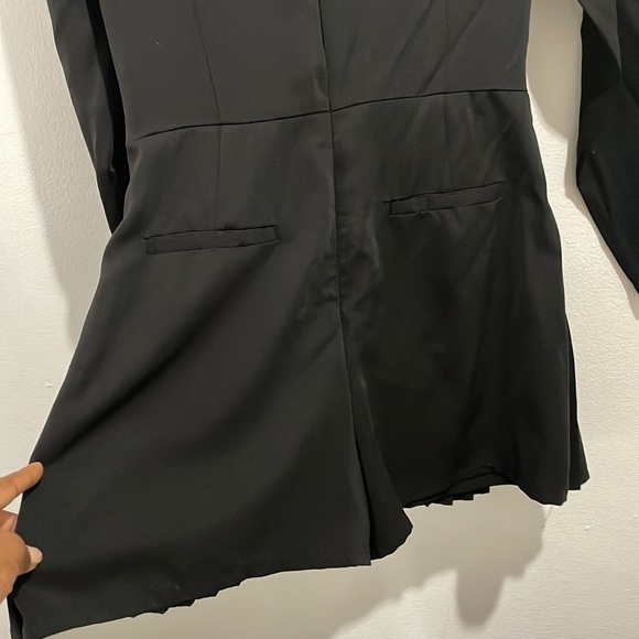 ZARA PLEATED BLAZER JUMPSUIT/ROMPER - Picture 8 of 9